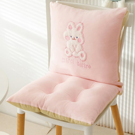 JMKQLZ Detachable High Back Chair Cushion Set with Secure Straps, All-Weather Indoor Outdoor Seating Pad for Various Furniture Types, Soft Polyester Fabric with Resilient Filling for Extended Comfort