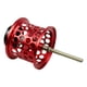 thumbnail image 4 of Carrete de pesca de aleación de aluminio con microalambre, carrete poco profundo, para baitcasting. rojo, 4 of 9