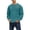 Mint Green, variant on Men's Long Sleeve Round Neck Shirt Solid Color Knitted Jacquard Casual Loose Athletic Tops Stylish Pullover Comfort Basic T Shirts