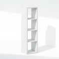 thumbnail image 2 of Furinno Cubic Open Back Multipurpose Clothing & Closet Storage Organizer Shelf, 4-Cube, White, 2 of 6