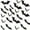 Black 96Pcs, variant on HOZVOMI 24Pcs Reusable 3D Black Bats Wall Stickers, Halloween Decorations PVC Scary Bat Decals for Indoor Outdoor Home Bathroom Fireplace Creepy Party Decor Supplies