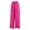 Hot Pink, variant on QQAMB Girls Cargo Pants Solid High Waist Drawstring Cinch Bottom Trousers Trendy Baggy Streetwear Pant with Pockets,9 Years