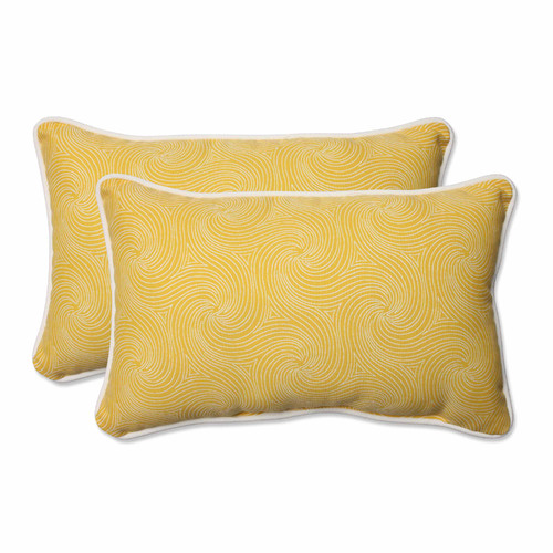 Pillow Perfect Outdoor/ Indoor Nabil Sunflower Rectangular Throw Pillow