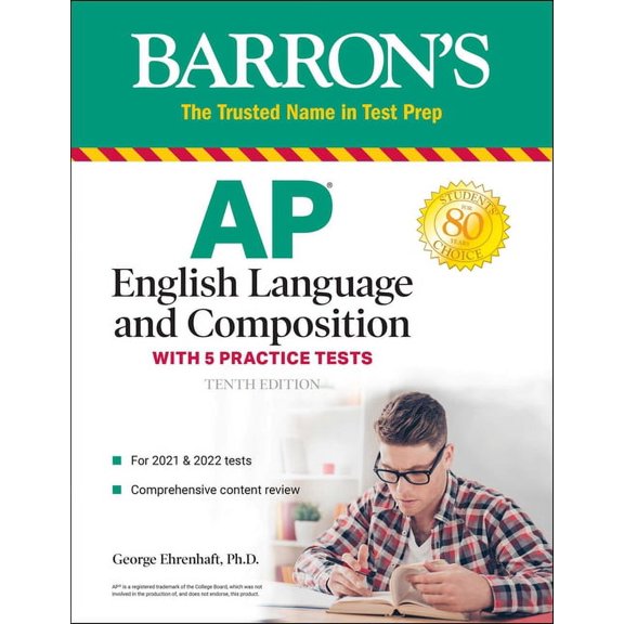 Barron's Test Prep: AP English Language and Composition : With 5 Practice Tests (Paperback)