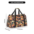 thumbnail image 3 of Easygdp fall Pumpkin Daisy Bolsa de Gimnasio, Bolsa de Viaje Duffel, Bolsa de Fin de Semana con Compartimentos, Bolsa de Mano para Noche, 3 of 7