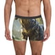 thumbnail image 1 of Fotbe Ferocious Dinosaur Calzoncillos Tipo Boxer con Bolsa de Soporte Total para Hombre, X-Temp Fresco, Transpirable y de Secado Rápido-XX-Large, 1 of 5