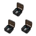 thumbnail image 3 of Monstrate Auriculares compatibles con Bluetooth Auriculares Auriculares Accesorios electrónicos Negro 3Conjunto, 3 of 6