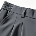 thumbnail image 6 of Men Big & Tall Microfiber Pleated Dress Slacks Light Comfort Fabric S-XL, 6 of 8