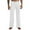 White, variant on High Waisted Pants Men's Pajamas Casual Solid Color Loose Leisure Sports Elasticity Pants Straight Vintage Trousers No Pockets Workout Fitness Clothing Thin Active Wear Lightweight Pants
