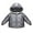 Gray, variant on Esaierrr 9M-7Y Baby Boys Girls Down Jacket Solid Colour Zipper Down Winter Jacket for Baby Toddler No Wash Winter Down Jacket Zipper