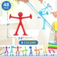 thumbnail image 2 of Juguetes sensoriales Fidget con ventosa, paquete de 48 unidades para niños a partir de 3 años, 2 of 7