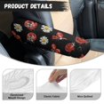 thumbnail image 6 of Yuyamidu Ladybird Car Front Seat Armrest Covers Daisy Car Seat Armrest Decorative Accessories Reusable Auto Armrest Protector Covers for Most Vehicles, 6 of 7