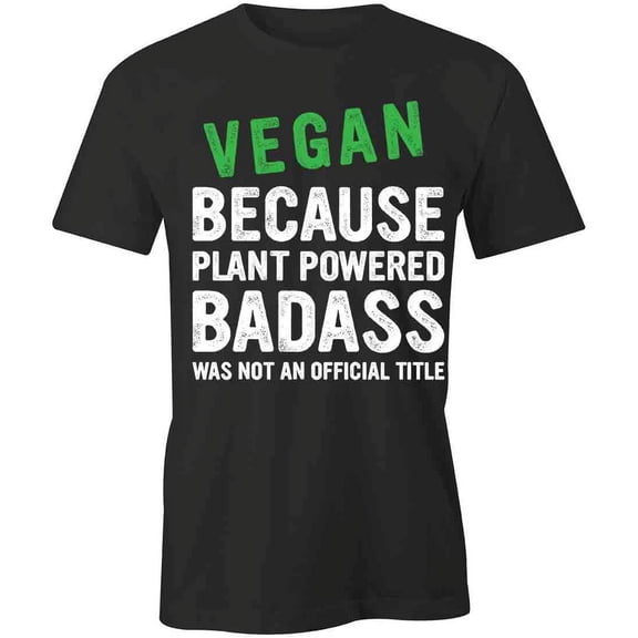 Not An Option T-Shirt | Cute Vegetarian Black Tee Gift