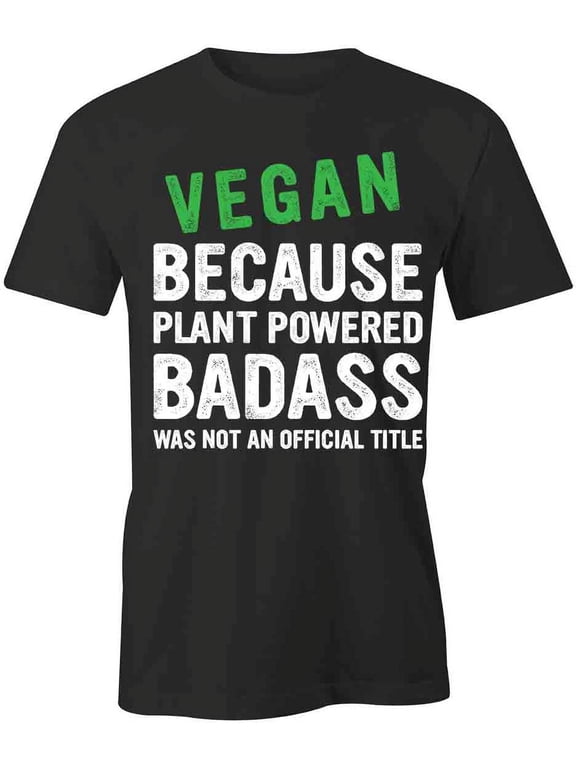 Not An Option T-Shirt | Cute Vegetarian Black Tee Gift