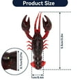 thumbnail image 3 of Realistic Soft Plastic Crawfish Lures, 10 Pack – Ideal for Bass Fishing, Freshwater & Saltwater, 4-Inch Size, 3 of 3