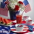 thumbnail image 6 of PMU Patriotic Stars and Stripes American Party 7-inch Dessert Plates, Patriotic Party Tableware (8/pkg) Pkg/12, 6 of 6