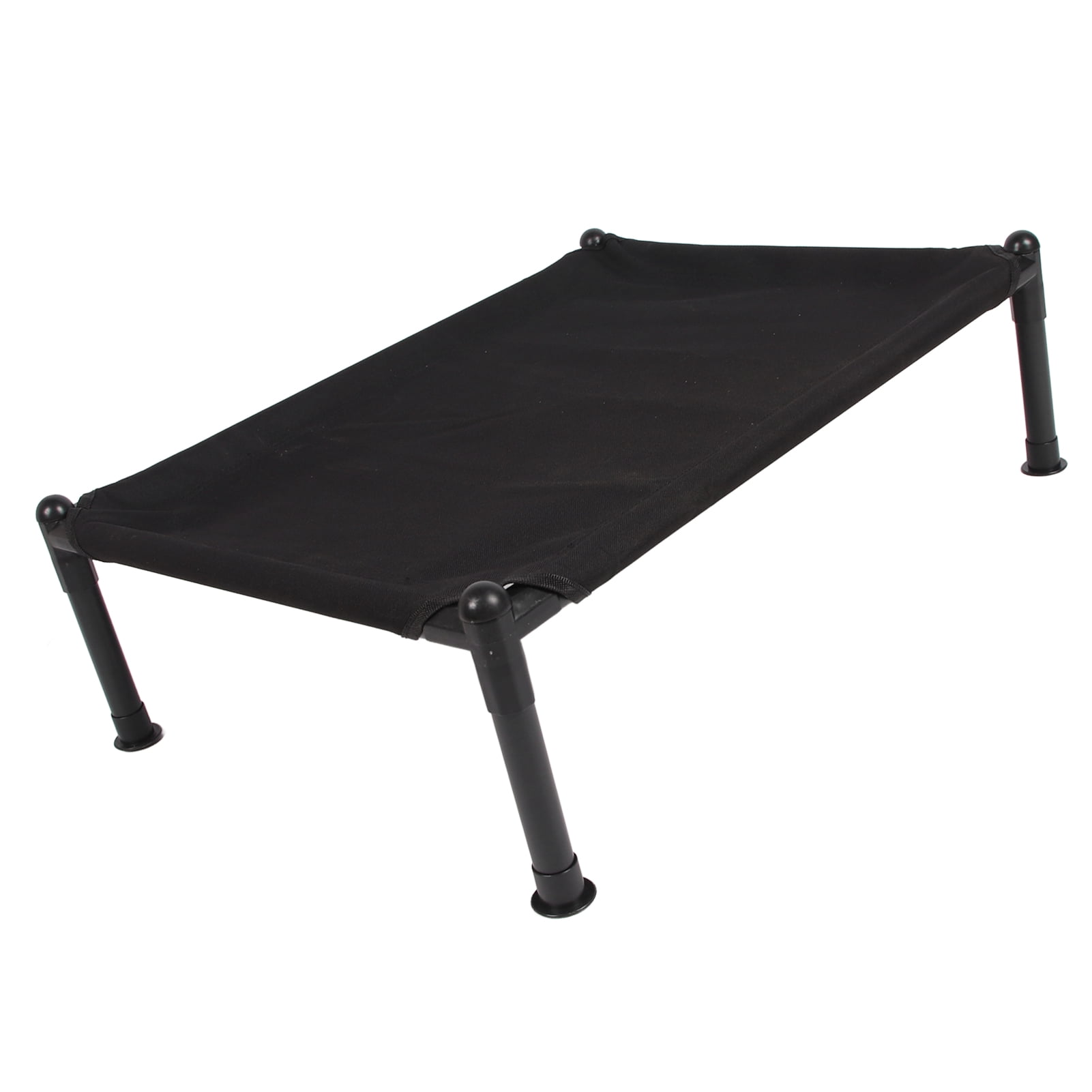Nieyigj Elevated Dog Bed Detachable Washable Outdoor Dog Cot Bed With Frame Indoor Outdoor Large 26.8 inches / 68 cm Black