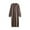 Coffee, variant on GigrtiJin Women's Casual Fall Sweater Dress Long Sleeve Crewneck Button up Dresses Solid Color Knit Maxi Dress