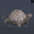 thumbnail image 4 of Cement Turtle Figurine In Concrete Finish, Gray, 4 of 5