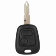 thumbnail image 1 of Carcasa de repuesto para mando a distancia de coche, 2 botones, sin cortar, para Peugeot 206, 1 of 14