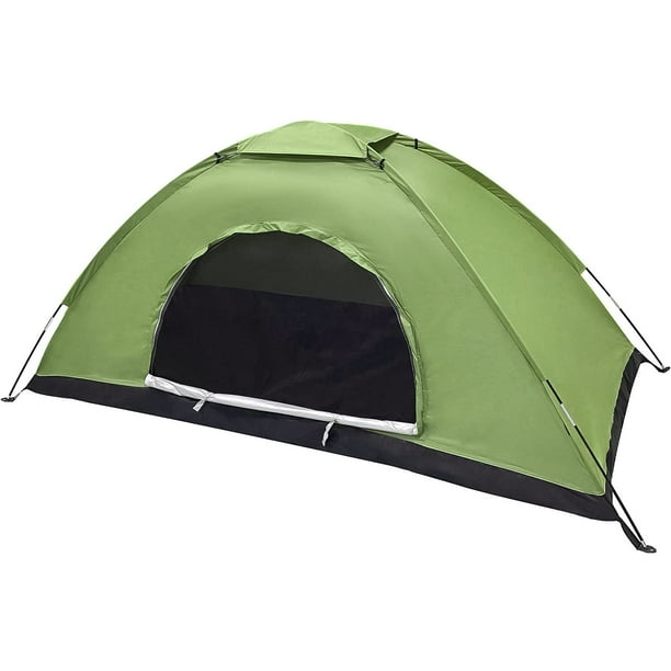 Tienda de campaña individual Sutekus para acampar con mochila, 210 x 90 x 100 cm