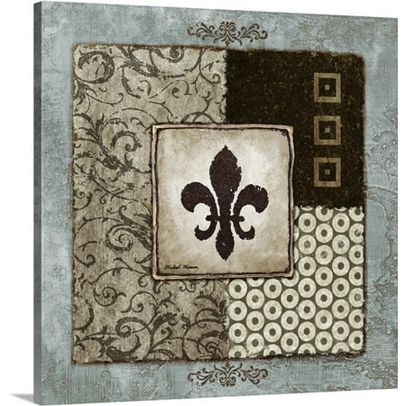 - Great BIG Canvas Michael Marcon Premium Thick-Wrap Canvas entitled Fleur de Lis I