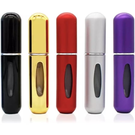 Refillable Atomizer Bottle for Perfume and Cologne Travel Size 5ml (5Pack)