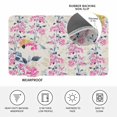 thumbnail image 3 of Pink Floral Door Mat Indoor Outdoor, Spring Rustic Botanical Flowers Herbs Non Slip Welcome Mat with Rubber Backing, Absorbent Fabric Front Door Mats Entryway Rug for Home Patio Entrance 16"x24", 3 of 9