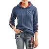 EV1 from Ellen DeGeneres Sherpa Side Stripe Pullover Hoodie Women's