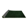thumbnail image 2 of Ahgly Company Indoor Round Solid Emerald Green Modern Area Rugs, 5' Round, 2 of 4