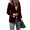 Wine Red, variant on Golden Velvet Suit Coat Lapel Long Sleeve Single Button Suit Jacket with Flap Pockets Slim Fit Three-Dimensional Tailoring Outerwear