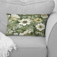 thumbnail image 4 of Designart "Flourishing Green Florals In Elegance I" Floral Printed Throw Pillow, 4 of 5