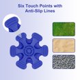 thumbnail image 4 of SupreGear Cane Tip Support Rubber Non-slip Blue 3/4 Inch Heavy Duty, 4 of 8