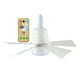 thumbnail image 1 of Cuerpo Cuadrado 30 W 5 Aspas No. 2 [A: Ventilador Blanca + Control Remoto] Ventilador Con Control Remoto Desmontable Dividido Mejorado E27 (30/caja) [embalaje Algodón Perlado], 1 of 9