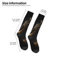 thumbnail image 2 of Xecao Black And Gold Fire Dragon Pattern Adult Stockings with Color-Block Design and 3D Print, Breathable Comfortable Hosiery for Daily Wear and Sports, 2 of 6