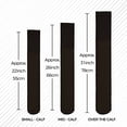 thumbnail image 4 of Diamond Star Men’s Tube Socks – Premium Cushioned Cotton Over the Calf Athletic Knee High Socks (Brown - 6 Pairs 26 inches Mid Calf Socks fit size 10-15), 4 of 6