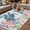 Blue Red, variant on Sea Turtles Outdoor Rug for Patio/Deck/Porch, Non-Slip Large Area Rug 3 x 5 Ft, Oceans Octopus Starfish Seahorse Coral Indoor Outdoor Rugs Washable Area Rugs, Reversible Camping Rug Carpet Runner