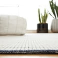 thumbnail image 4 of SAFAVIEH Ebony Ainsley Modern Area Rug, Ivory/Navy, 8' x 10', 4 of 7