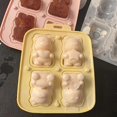 thumbnail image 2 of PEACNNG 1PC Molds  Reusable Silicone 4 Molds  With Spill-proof Removable Cover  Suitable For Whisky And Cocktails, 2 of 7