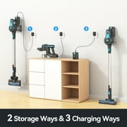 INSE Cordless Vacuum Cleaner for Home,Upgraded 38kPa/50Mins Stick Vacuum Lightweight with Self-Standing,N520