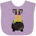 thumbnail image 3 of Inktastic Halloween, Witch Cauldron, Witch Legs, Potion Boys or Girls Baby Bib, 3 of 4