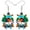 Multicolor, variant on Acrylic Christmas Snow Globe Earrings Colorful Crystal Ball Dangle Jewelry For Women Charms Gifts