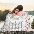 thumbnail image 3 of MMYGU Daughter Gifts Gifts For Throw Blankets From Mom Birthday Adult DaughterBirthday Gift Ideas Mothers Day Wedding Christmas 40x50in, 3 of 9
