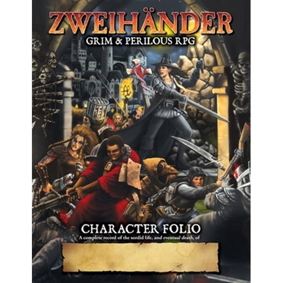 Pre-Owned ZWEIHANDER Grim & Perilous RPG: Character Folio -- Daniel D. Fox