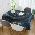 thumbnail image 5 of BZSMCE Square Tablecloth Midnight Velvet Pattern Tableclothes, 5 of 9