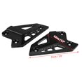 thumbnail image 1 of Foot Peg Protector, Aluminium Alloy Colorfast Motorcycle Heel Guards Rustproof Anodized 5.9x3.7in  For Motorbike, 1 of 8