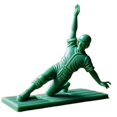 thumbnail image 1 of Ovzne Baseball Soldier Statue Desktop Game Decorative Baseball Fans Unique Gifts On Clearance, 1 of 2