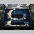 thumbnail image 6 of Pzuqiu Rear Bench Covers, Compatible with Automotive Seat Automotive Seats, Full Set Seat Covers for Cars for Sedans Truck Anti-Slip, Moon and floral pattern, 6 of 10