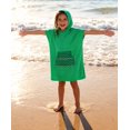 thumbnail image 4 of Poncho Toalla MissShorthair para Niños 11-14 Años Verde, 4 of 6