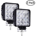 thumbnail image 1 of LED Work Light, 2 Pcs 48W Flood LED Light Bar for Car Tractor Offroad Trucks SUV ATV Boat 4 Inch, 1 of 7